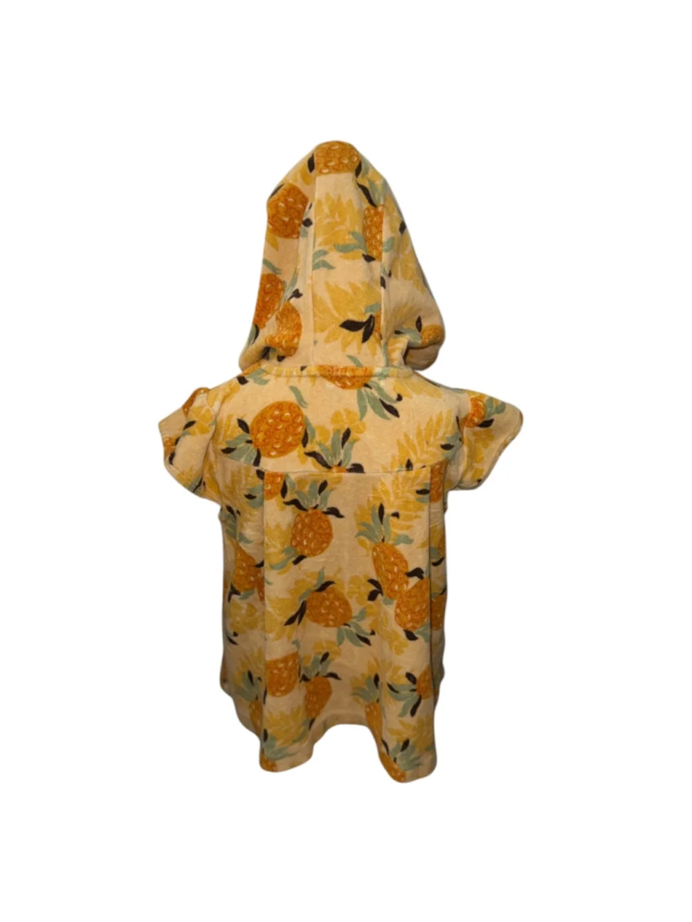 Pineapple Girls 3T Hooded Terry Cloth Swim Cover-Up Pineapple Print